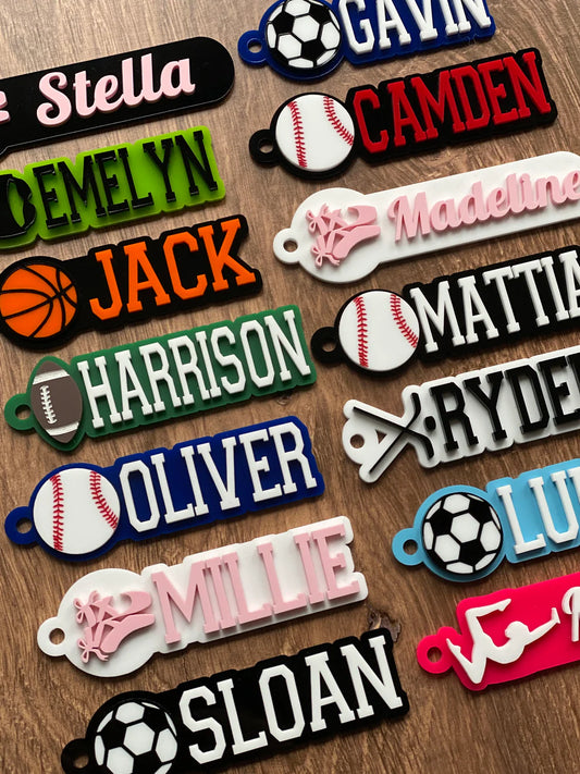 Sports Bag Charms