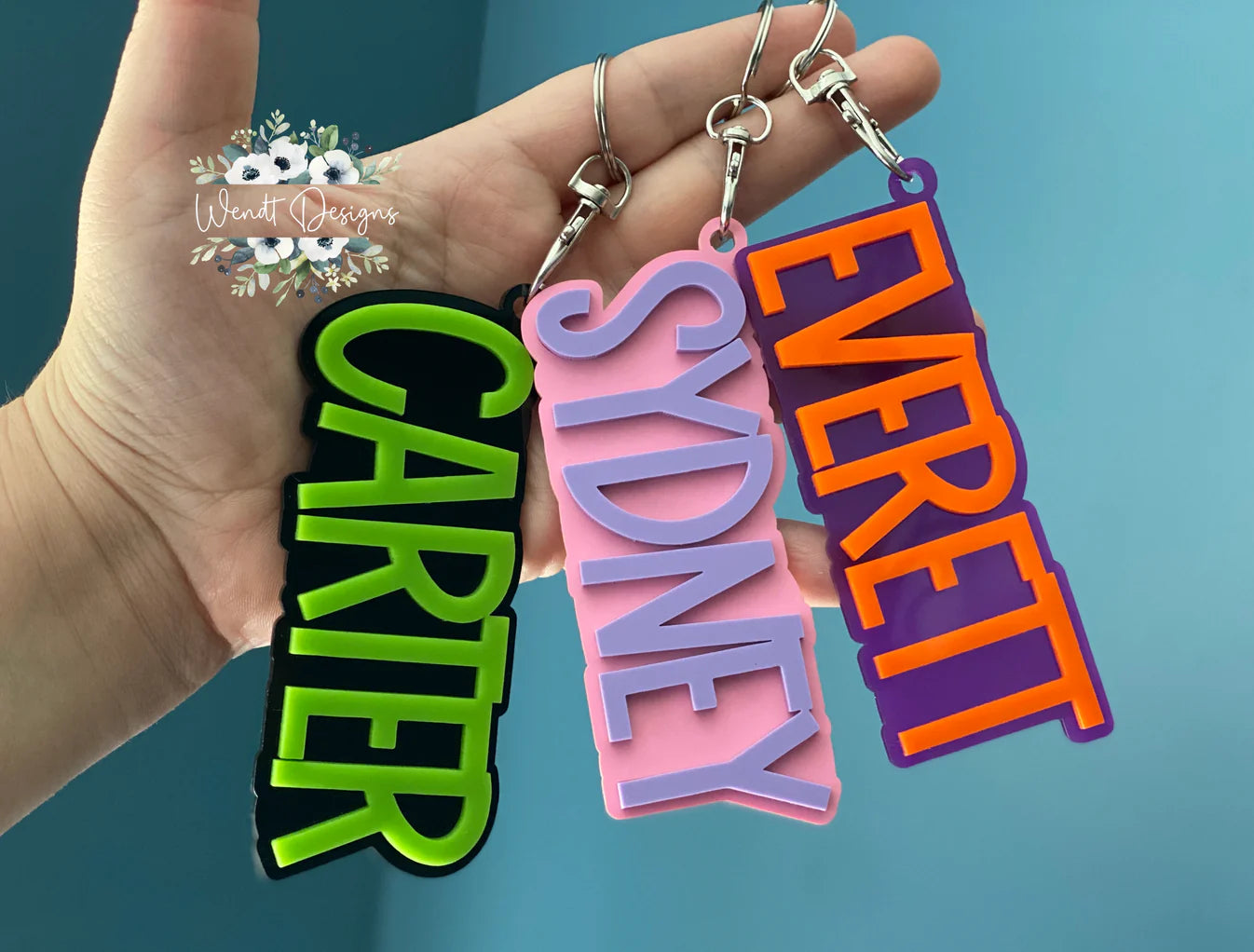 Jumbo Name Bag Tags