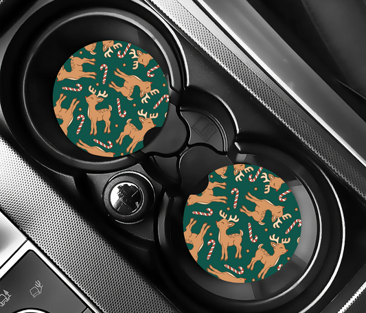 Reindeer Car Coasters