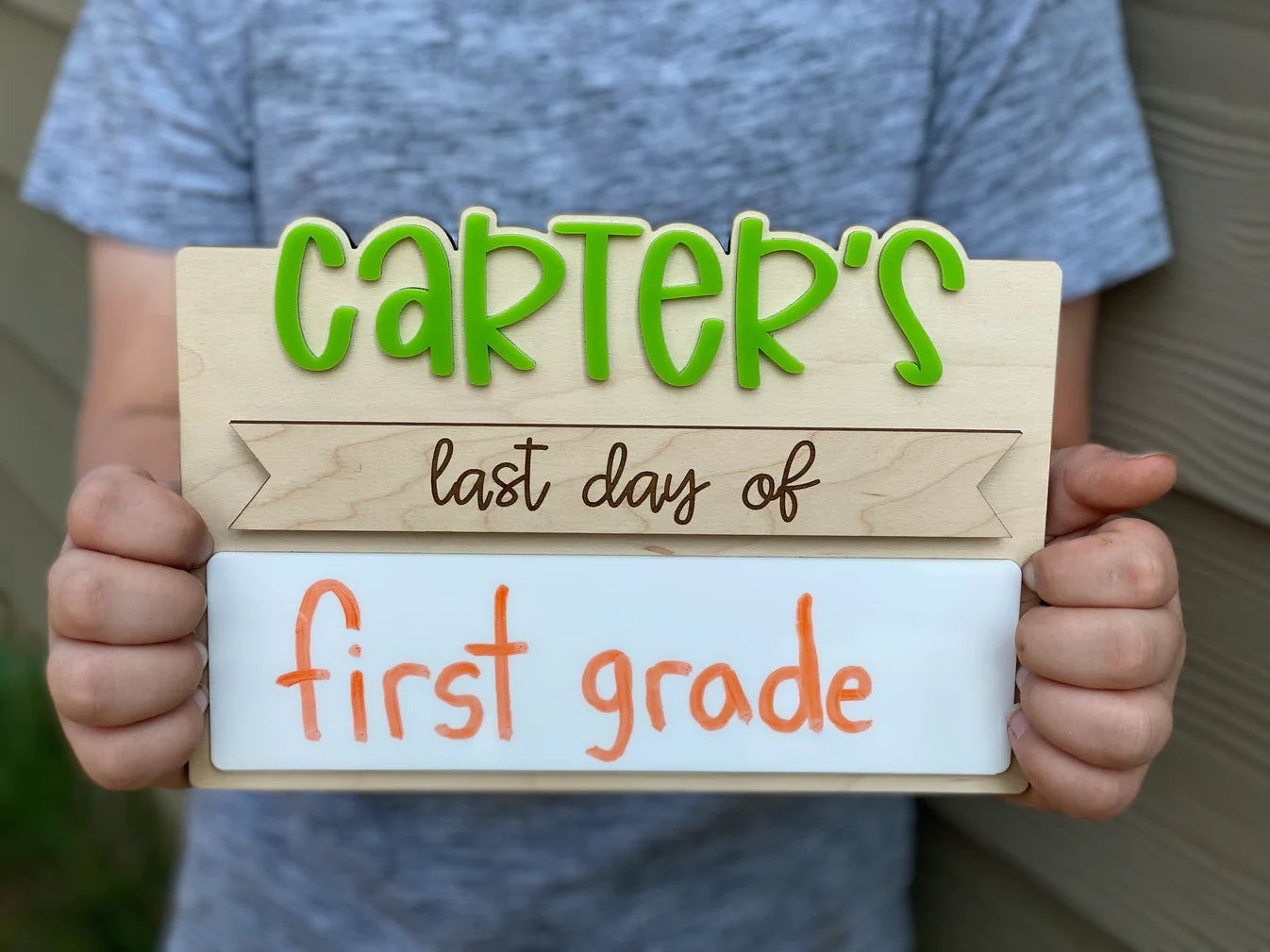 First and Last Day Customized Signs