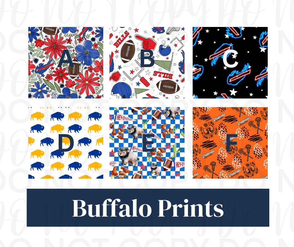 Buffalo Themed Waffle Kitchen Towels