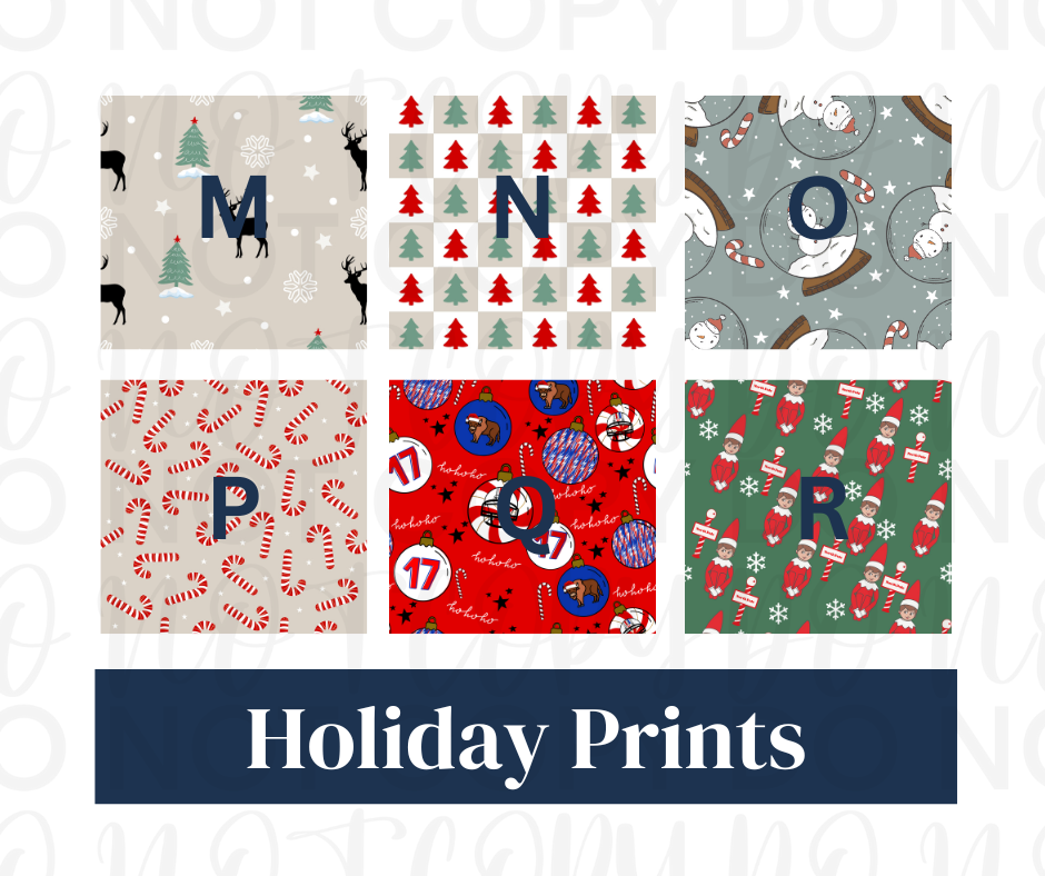 Holiday Themed Waffle Kitchen Towels