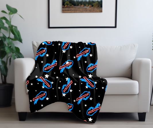 Buffalo Neon Blanket