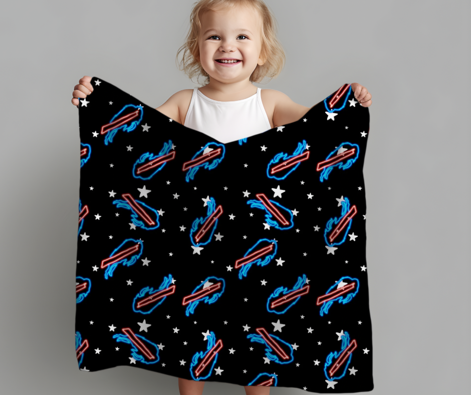 Buffalo Neon Blanket