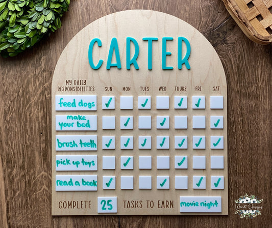 Weekly Chore List