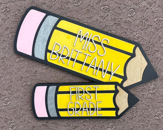 Teacher Sign Pencils