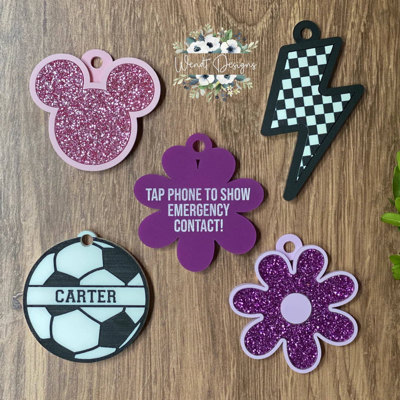 NFC Emergency Contact Keychain