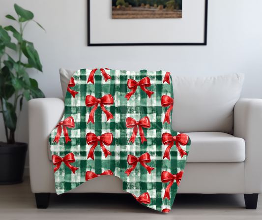 Watercolor Christmas Bows