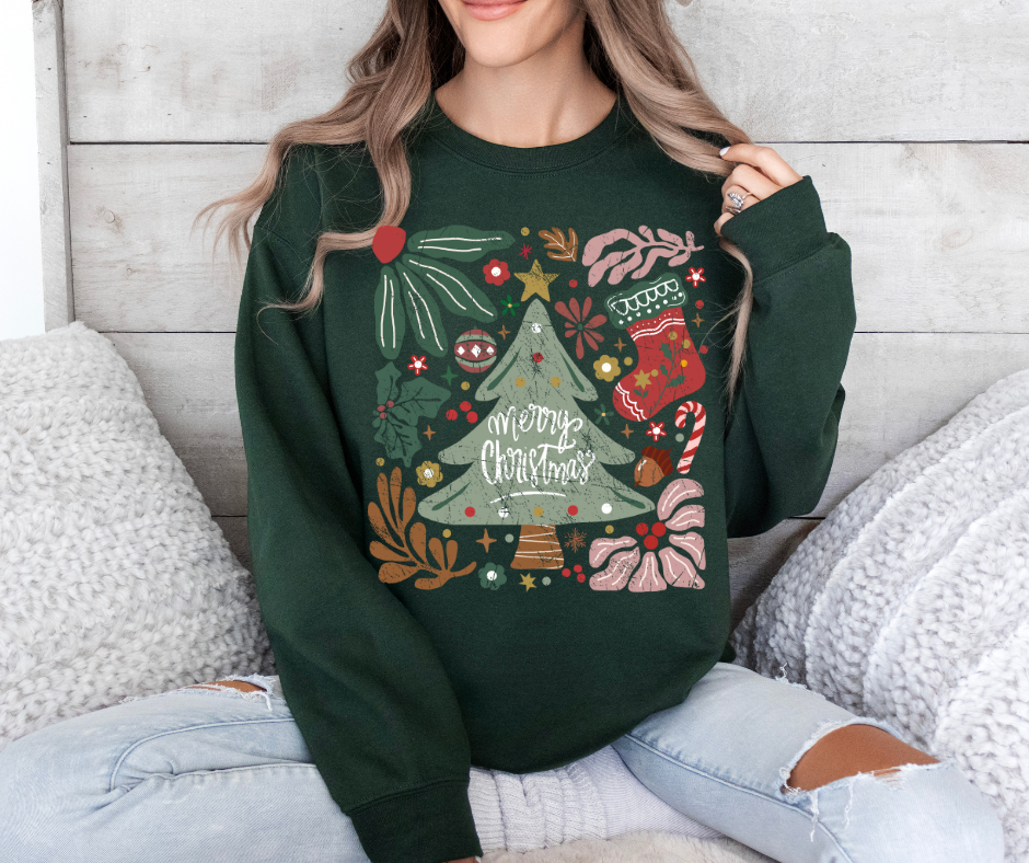 ADULT Retro Vintage Christmas